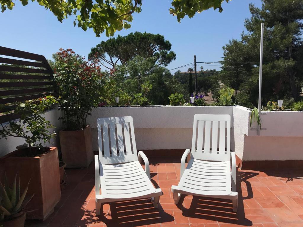 Villa Casita Blanca Con Fibra Optica Y Piscina Cominutaria Tossa de Mar Exterior foto